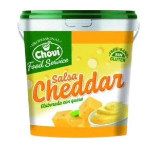 SALSA CHEDDAR FRIO 1 KG CHOVI CUBO
