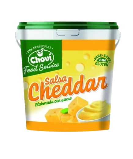 SALSA CHEDDAR AMBIENTE 1 KG CHOVI CUBO