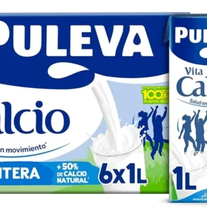 LECHE PULEVA CALCIO ENTERA 1 L C/6