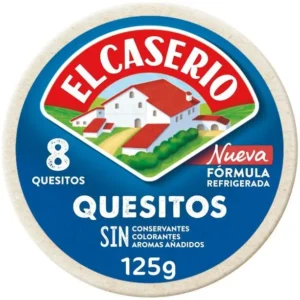 QUESO CASERIO 8 PORCIONES 125 GR