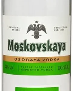 VODKA MOSKOVSKAYA 70 CL TRIPLE DESTILLED