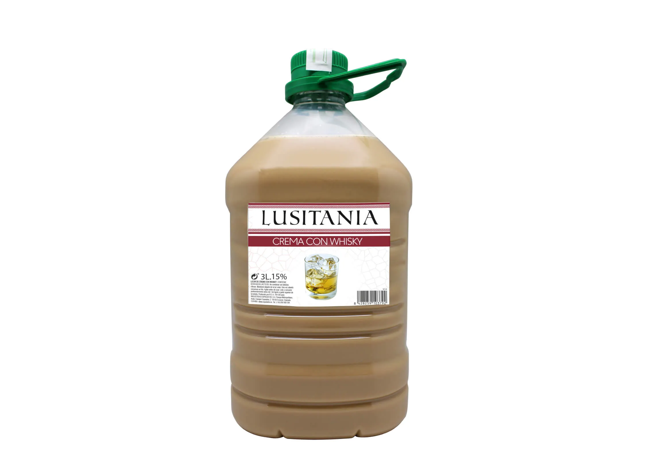 CREMA DE WHISKY LUSITANIA 3 L GARRAFA