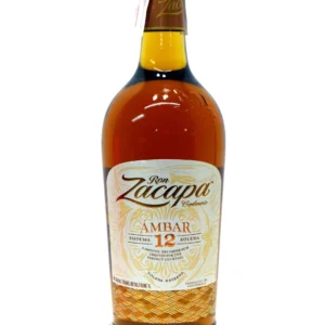 RON ZACAPA 12 AÑOS 1 LITRO AMBAR SOLERA