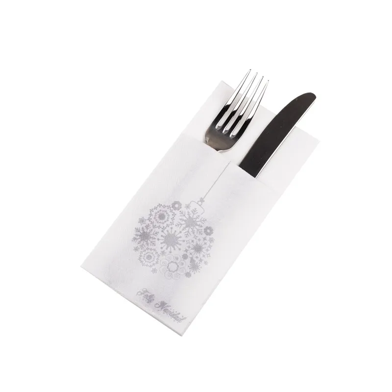 SERVI 40X40 PP NAVIDAD BLANCA P20