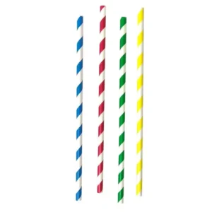 PAJITA PAPEL BIO COLORES 230X8 P 100 U