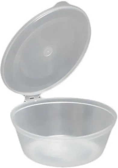 TARRINA SALSA PP 70 ML+ BISAGRA P 50 U