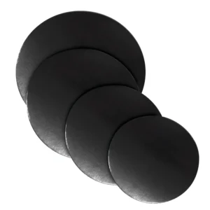 DISCOS CARTON NEGRO 21 CM PAQ 100