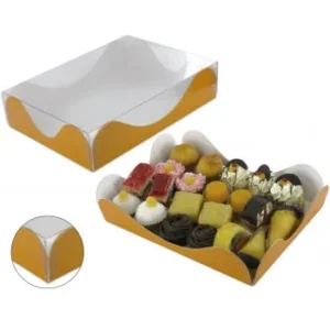 CUBETA B ORO+TAPA N0 10X15+4.5 PAQ 50 U