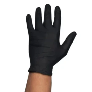 GUANTES NITRILO NEGRO T/M PTE.100 3.5 GR