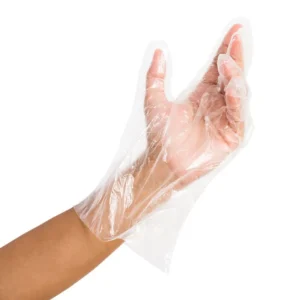 GUANTES PLASTICO 1 USO PTE 100