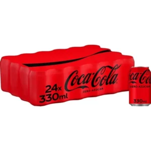 COCA COLA ZERO ZERO LATA 330 C/24 BOTES