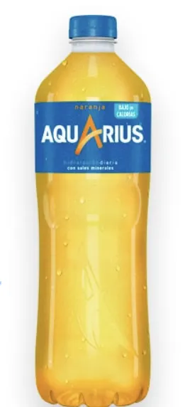 AQUARIUS NARANJA PET 1 LITRO C/12 BOTELL