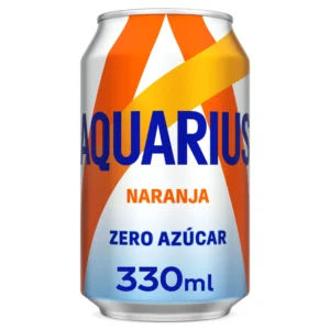 AQUARIUS NARANJA ZERO LATA 330 C/24 BOTE