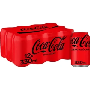 COCA COLA ZERO LATA 330 PACK 12 UNIDADES