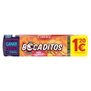 CUETARA BOCADITOS TROPICAL 150 GR. 1.20?