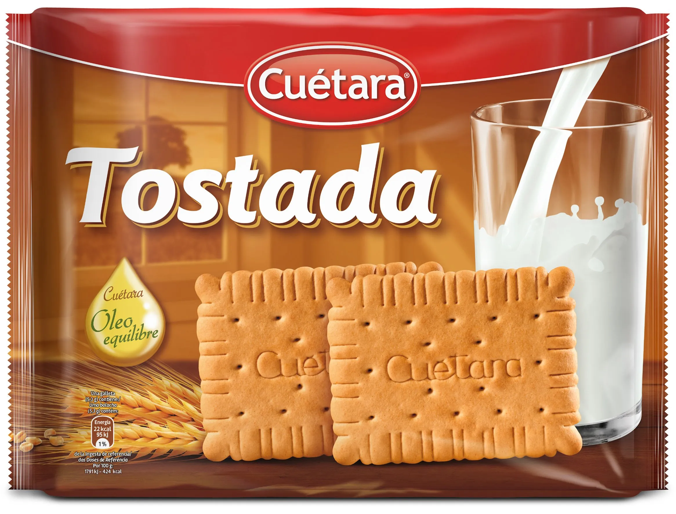 CUETARA GALLETAS TOSTADA 400 GR. 1.50E