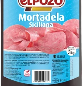 EL POZO MORTADELA SICILIANA 3KG PIEZA