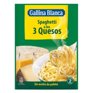 ESPAGUETTI 3 QUESOS G.B.