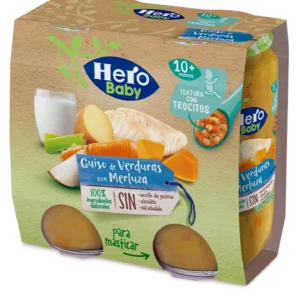 HERO-BABY GUISO TROC-VERD-MERLUZA 2X235