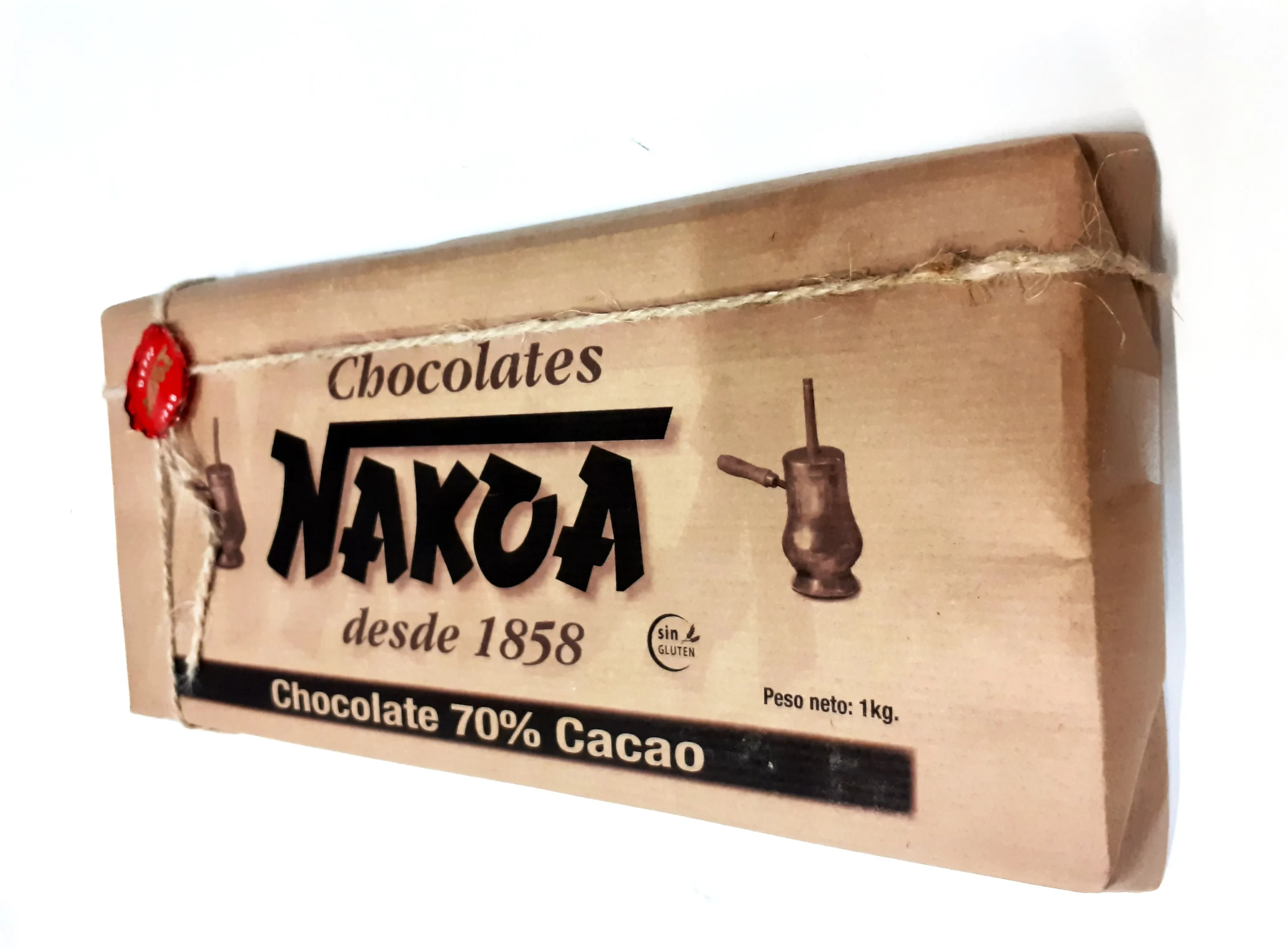 NAKOA CHOCOLATE PURO 1 KG.