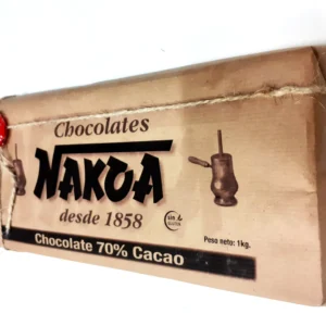 NAKOA LINGOTE CHOCO PURO 200 GR.