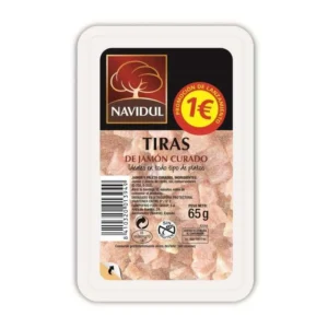 NAVIDUL TIRAS JAMON CURADO 1 EURO