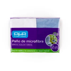 PLA PAÑO VAJILLA MICROFIBRA  PACK-2 REF.