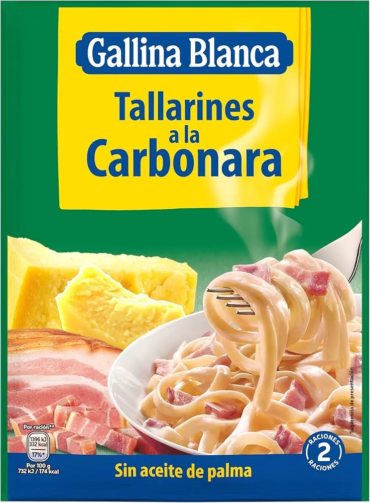 TALLARINES CARBONARA G.B.