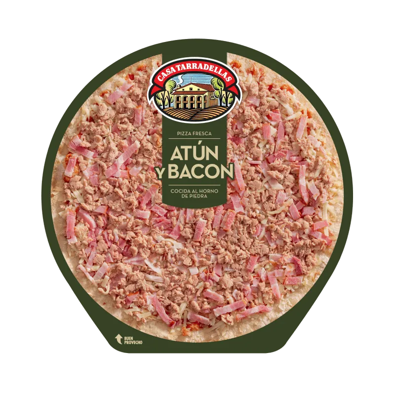 TARRADELLAS PIZZA ATUN Y BACON