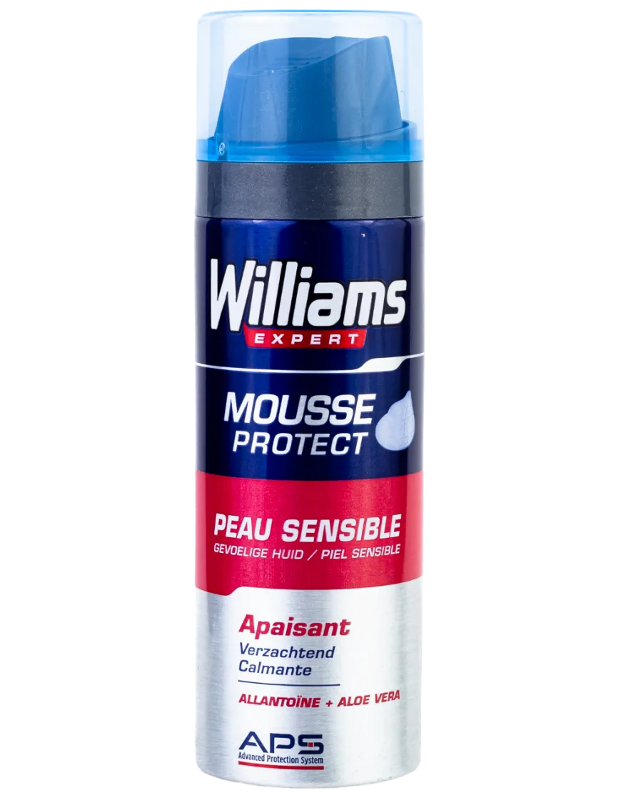 WILLIAMS ESPUMA AFEITAR SENSIBLE 200ML.